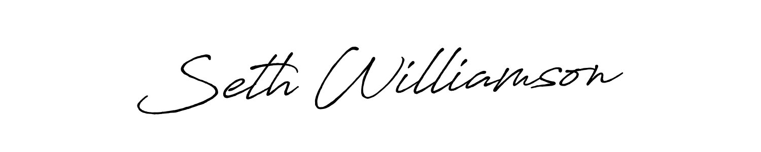 Antro_Vectra_Bolder is a professional signature style that is perfect for those who want to add a touch of class to their signature. It is also a great choice for those who want to make their signature more unique. Get Seth Williamson name to fancy signature for free. Seth Williamson signature style 7 images and pictures png