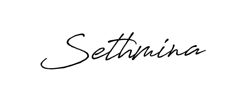 It looks lik you need a new signature style for name Sethmina. Design unique handwritten (Antro_Vectra_Bolder) signature with our free signature maker in just a few clicks. Sethmina signature style 7 images and pictures png