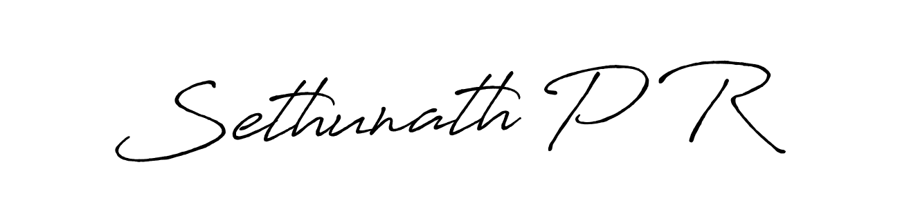 How to Draw Sethunath P R signature style? Antro_Vectra_Bolder is a latest design signature styles for name Sethunath P R. Sethunath P R signature style 7 images and pictures png