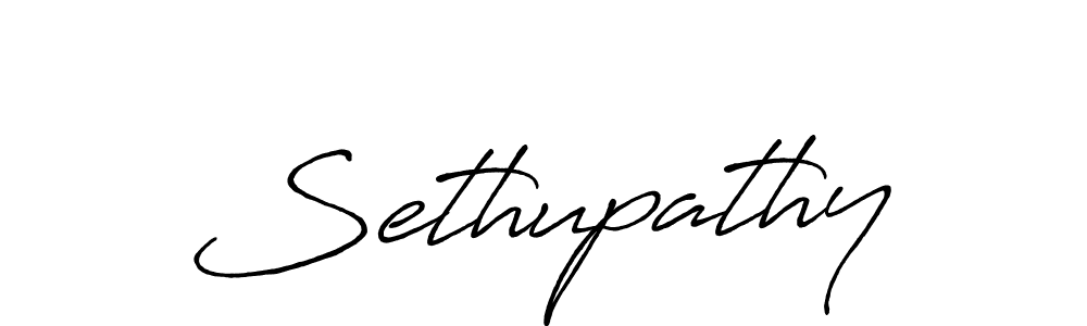 You should practise on your own different ways (Antro_Vectra_Bolder) to write your name (Sethupathy) in signature. don't let someone else do it for you. Sethupathy signature style 7 images and pictures png
