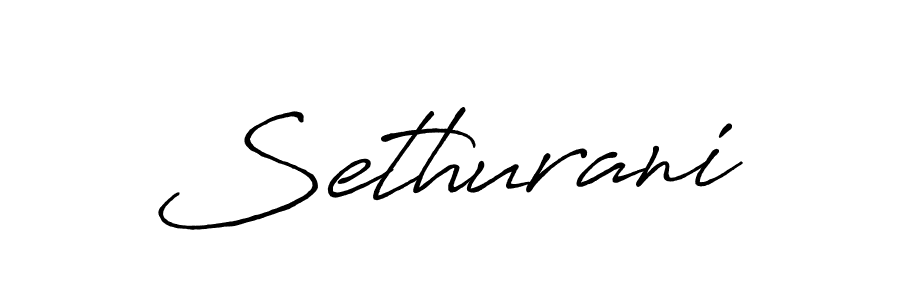 How to make Sethurani signature? Antro_Vectra_Bolder is a professional autograph style. Create handwritten signature for Sethurani name. Sethurani signature style 7 images and pictures png