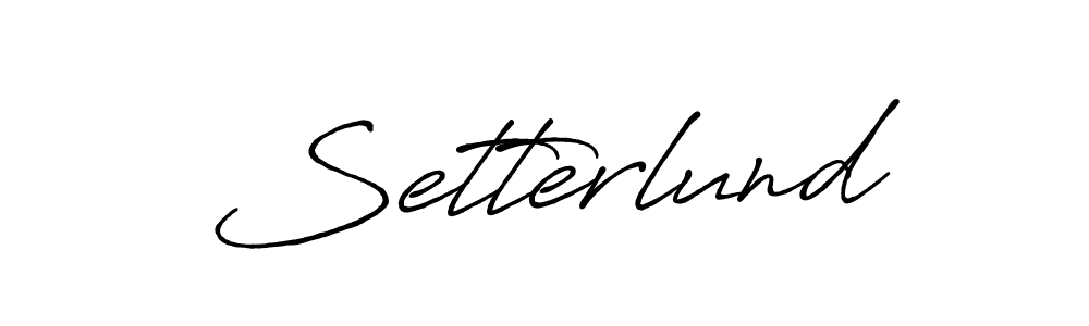 Make a beautiful signature design for name Setterlund. Use this online signature maker to create a handwritten signature for free. Setterlund signature style 7 images and pictures png