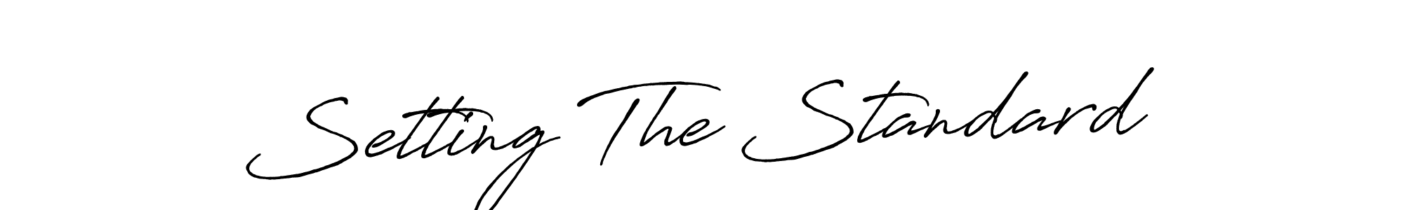Here are the top 10 professional signature styles for the name Setting The Standard. These are the best autograph styles you can use for your name. Setting The Standard signature style 7 images and pictures png