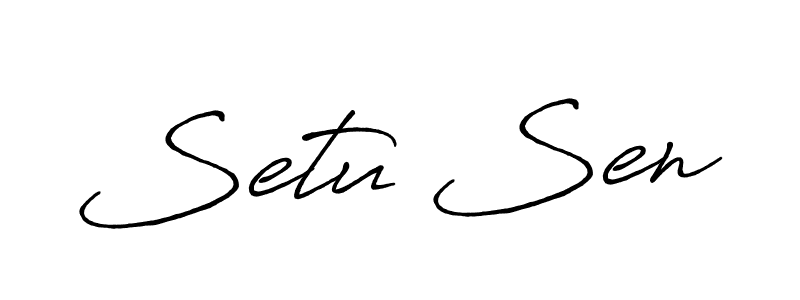 if you are searching for the best signature style for your name Setu Sen. so please give up your signature search. here we have designed multiple signature styles  using Antro_Vectra_Bolder. Setu Sen signature style 7 images and pictures png