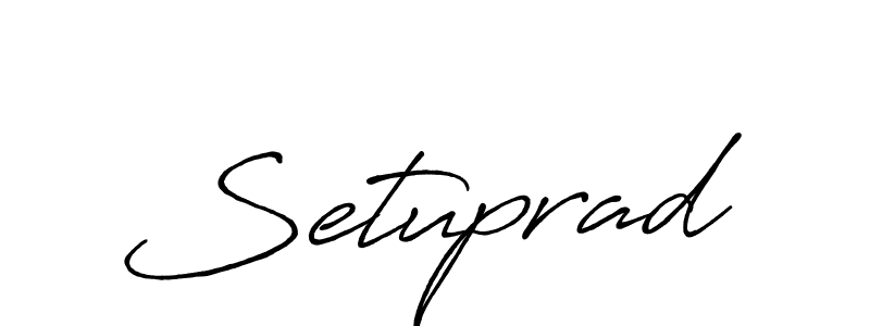 Once you've used our free online signature maker to create your best signature Antro_Vectra_Bolder style, it's time to enjoy all of the benefits that Setuprad name signing documents. Setuprad signature style 7 images and pictures png
