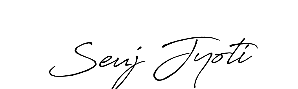 Once you've used our free online signature maker to create your best signature Antro_Vectra_Bolder style, it's time to enjoy all of the benefits that Seuj Jyoti name signing documents. Seuj Jyoti signature style 7 images and pictures png