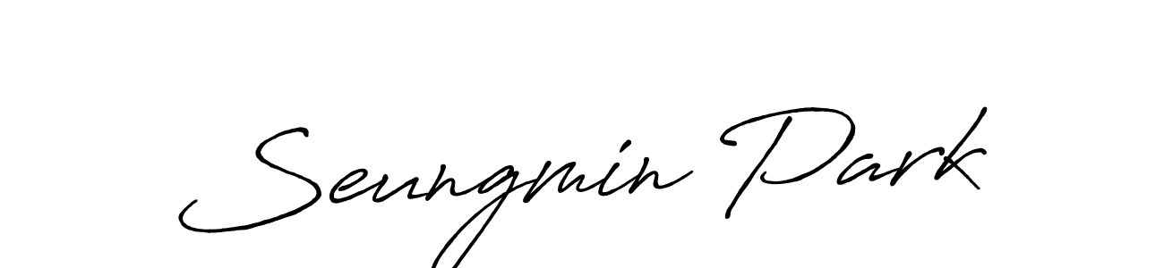 Also You can easily find your signature by using the search form. We will create Seungmin Park name handwritten signature images for you free of cost using Antro_Vectra_Bolder sign style. Seungmin Park signature style 7 images and pictures png