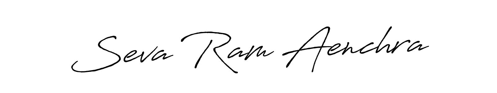 Antro_Vectra_Bolder is a professional signature style that is perfect for those who want to add a touch of class to their signature. It is also a great choice for those who want to make their signature more unique. Get Seva Ram Aenchra name to fancy signature for free. Seva Ram Aenchra signature style 7 images and pictures png