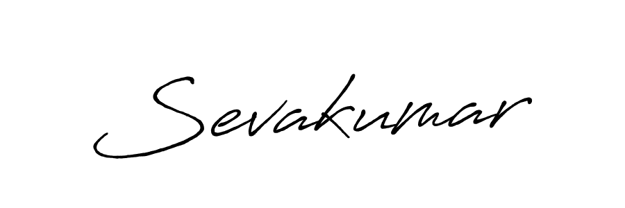 How to make Sevakumar name signature. Use Antro_Vectra_Bolder style for creating short signs online. This is the latest handwritten sign. Sevakumar signature style 7 images and pictures png