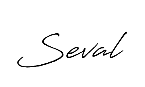 How to make Seval name signature. Use Antro_Vectra_Bolder style for creating short signs online. This is the latest handwritten sign. Seval signature style 7 images and pictures png