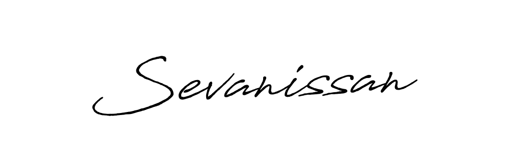 How to make Sevanissan signature? Antro_Vectra_Bolder is a professional autograph style. Create handwritten signature for Sevanissan name. Sevanissan signature style 7 images and pictures png