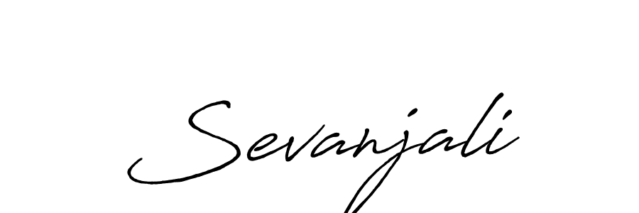 Antro_Vectra_Bolder is a professional signature style that is perfect for those who want to add a touch of class to their signature. It is also a great choice for those who want to make their signature more unique. Get Sevanjali name to fancy signature for free. Sevanjali signature style 7 images and pictures png