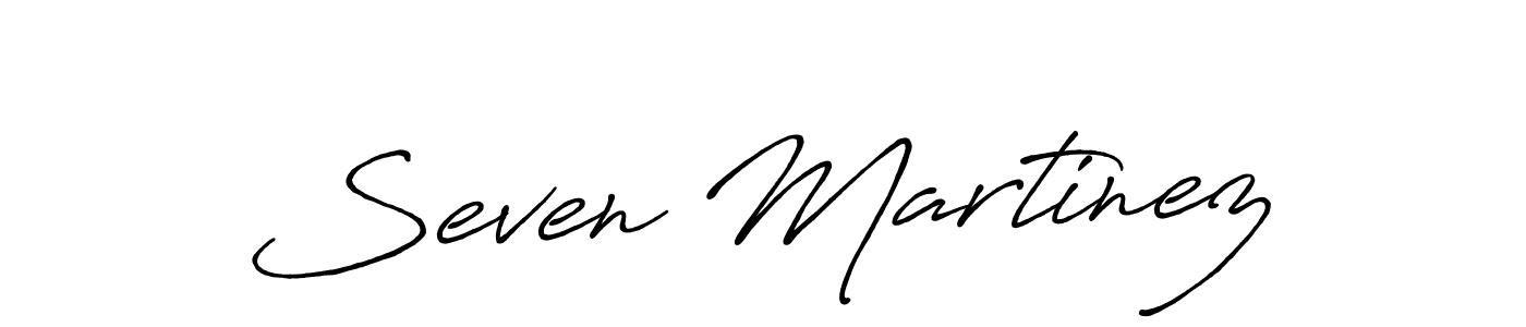 Make a beautiful signature design for name Seven Martinez. Use this online signature maker to create a handwritten signature for free. Seven Martinez signature style 7 images and pictures png