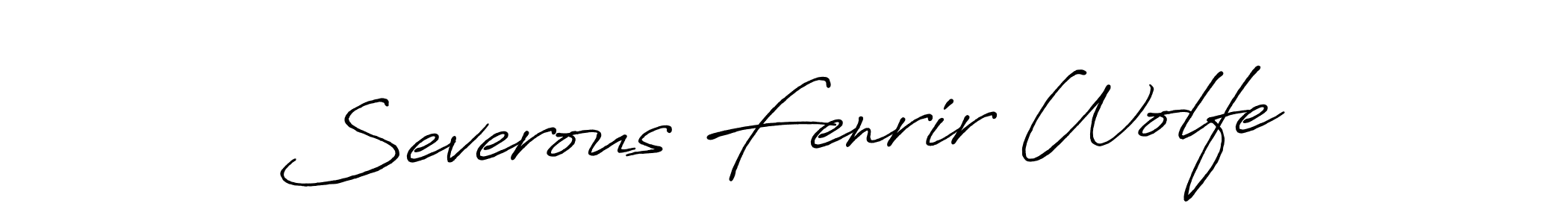 Make a beautiful signature design for name Severous Fenrir Wolfe. Use this online signature maker to create a handwritten signature for free. Severous Fenrir Wolfe signature style 7 images and pictures png