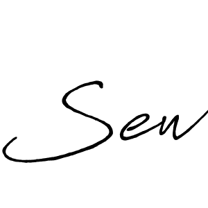 This is the best signature style for the Sew name. Also you like these signature font (Antro_Vectra_Bolder). Mix name signature. Sew signature style 7 images and pictures png