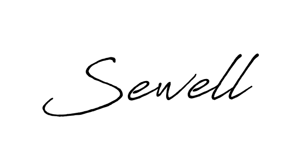 Design your own signature with our free online signature maker. With this signature software, you can create a handwritten (Antro_Vectra_Bolder) signature for name Sewell. Sewell signature style 7 images and pictures png