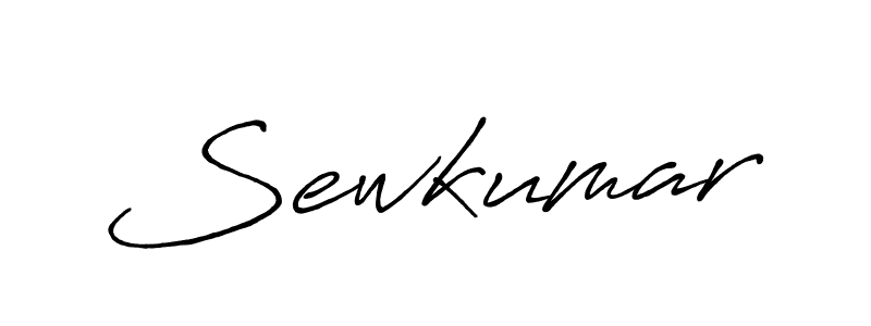 Use a signature maker to create a handwritten signature online. With this signature software, you can design (Antro_Vectra_Bolder) your own signature for name Sewkumar. Sewkumar signature style 7 images and pictures png