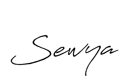 How to make Sewya name signature. Use Antro_Vectra_Bolder style for creating short signs online. This is the latest handwritten sign. Sewya signature style 7 images and pictures png