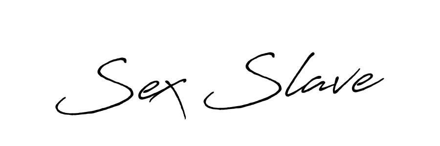 Make a beautiful signature design for name Sex Slave. With this signature (Antro_Vectra_Bolder) style, you can create a handwritten signature for free. Sex Slave signature style 7 images and pictures png