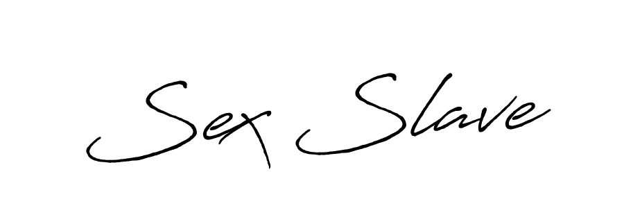 Make a beautiful signature design for name Sex Slave. With this signature (Antro_Vectra_Bolder) style, you can create a handwritten signature for free. Sex Slave signature style 7 images and pictures png