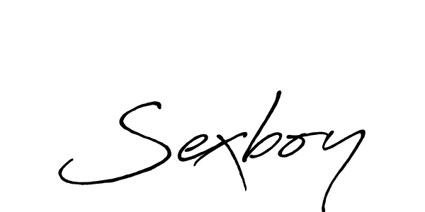 How to make Sexboy name signature. Use Antro_Vectra_Bolder style for creating short signs online. This is the latest handwritten sign. Sexboy signature style 7 images and pictures png