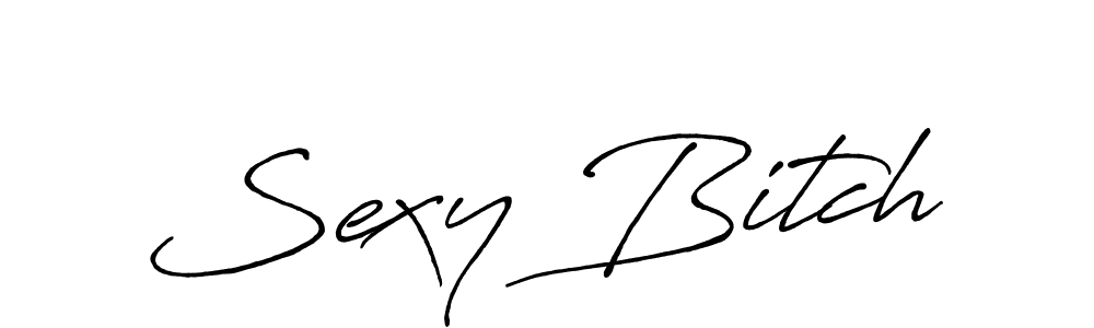 You should practise on your own different ways (Antro_Vectra_Bolder) to write your name (Sexy Bitch) in signature. don't let someone else do it for you. Sexy Bitch signature style 7 images and pictures png