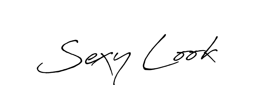 The best way (Antro_Vectra_Bolder) to make a short signature is to pick only two or three words in your name. The name Sexy Look include a total of six letters. For converting this name. Sexy Look signature style 7 images and pictures png