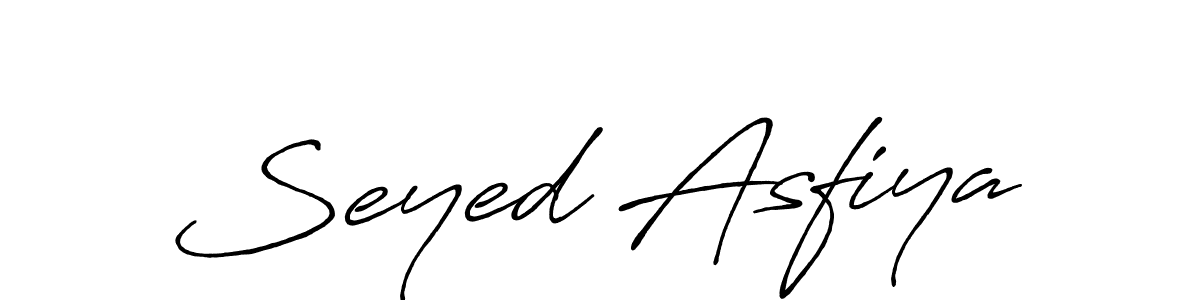 Similarly Antro_Vectra_Bolder is the best handwritten signature design. Signature creator online .You can use it as an online autograph creator for name Seyed Asfiya. Seyed Asfiya signature style 7 images and pictures png