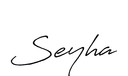 Design your own signature with our free online signature maker. With this signature software, you can create a handwritten (Antro_Vectra_Bolder) signature for name Seyha. Seyha signature style 7 images and pictures png