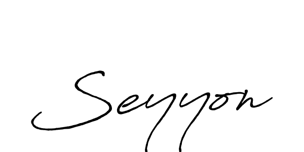 if you are searching for the best signature style for your name Seyyon. so please give up your signature search. here we have designed multiple signature styles  using Antro_Vectra_Bolder. Seyyon signature style 7 images and pictures png