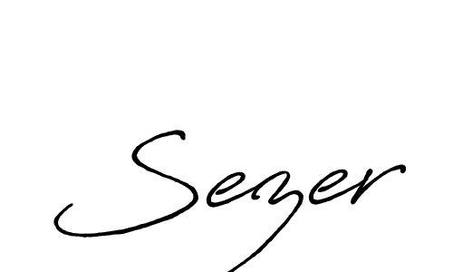 Also You can easily find your signature by using the search form. We will create Sezer name handwritten signature images for you free of cost using Antro_Vectra_Bolder sign style. Sezer signature style 7 images and pictures png