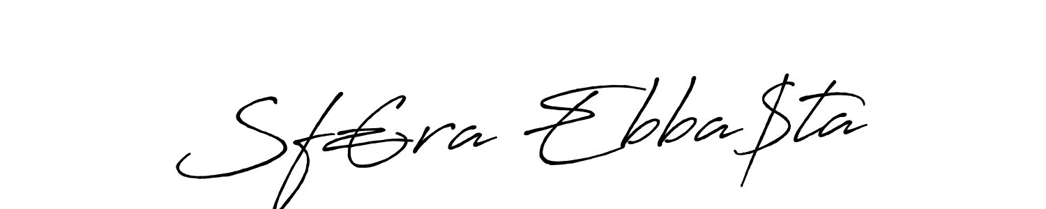 How to make Sf€ra Ebba$ta name signature. Use Antro_Vectra_Bolder style for creating short signs online. This is the latest handwritten sign. Sf€ra Ebba$ta signature style 7 images and pictures png