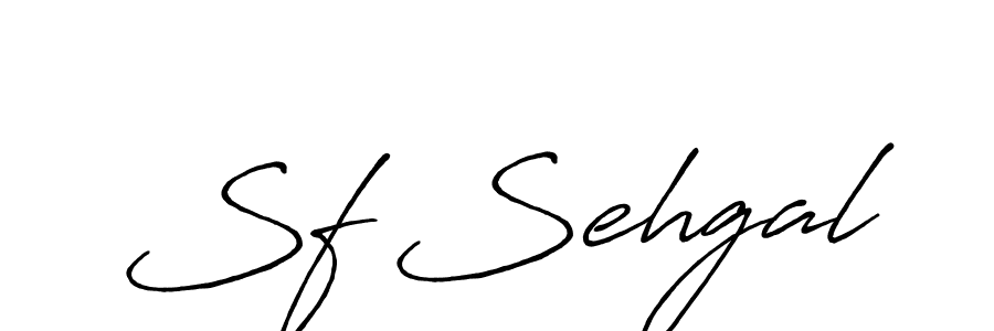 Antro_Vectra_Bolder is a professional signature style that is perfect for those who want to add a touch of class to their signature. It is also a great choice for those who want to make their signature more unique. Get Sf Sehgal name to fancy signature for free. Sf Sehgal signature style 7 images and pictures png