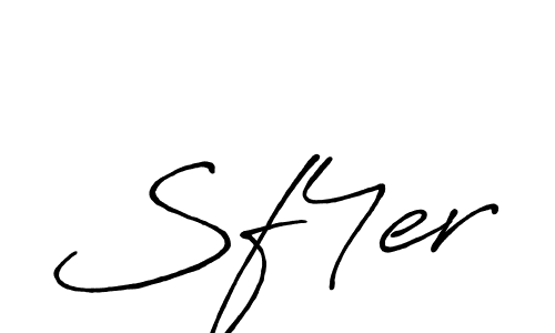 How to make Sf4er name signature. Use Antro_Vectra_Bolder style for creating short signs online. This is the latest handwritten sign. Sf4er signature style 7 images and pictures png