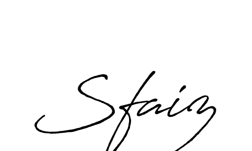 How to make Sfaiz signature? Antro_Vectra_Bolder is a professional autograph style. Create handwritten signature for Sfaiz name. Sfaiz signature style 7 images and pictures png