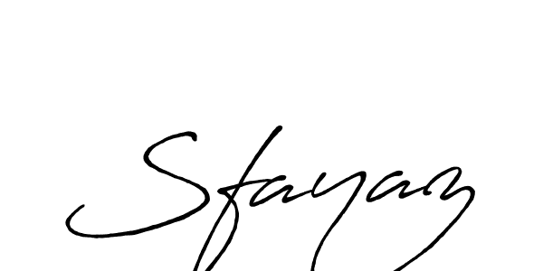 Once you've used our free online signature maker to create your best signature Antro_Vectra_Bolder style, it's time to enjoy all of the benefits that Sfayaz name signing documents. Sfayaz signature style 7 images and pictures png