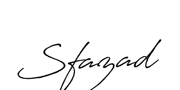 How to make Sfazad signature? Antro_Vectra_Bolder is a professional autograph style. Create handwritten signature for Sfazad name. Sfazad signature style 7 images and pictures png