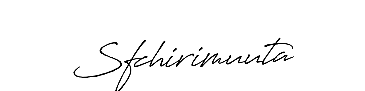 Also we have Sfchirimuuta name is the best signature style. Create professional handwritten signature collection using Antro_Vectra_Bolder autograph style. Sfchirimuuta signature style 7 images and pictures png