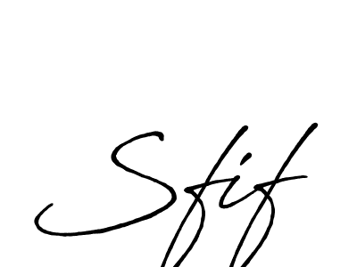 Design your own signature with our free online signature maker. With this signature software, you can create a handwritten (Antro_Vectra_Bolder) signature for name Sfif. Sfif signature style 7 images and pictures png