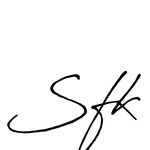 Make a beautiful signature design for name Sfk. Use this online signature maker to create a handwritten signature for free. Sfk signature style 7 images and pictures png