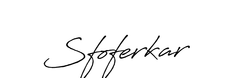 Also we have Sfoferkar name is the best signature style. Create professional handwritten signature collection using Antro_Vectra_Bolder autograph style. Sfoferkar signature style 7 images and pictures png