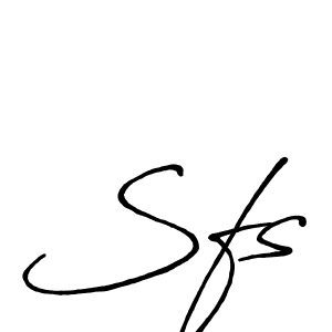Use a signature maker to create a handwritten signature online. With this signature software, you can design (Antro_Vectra_Bolder) your own signature for name Sfs. Sfs signature style 7 images and pictures png
