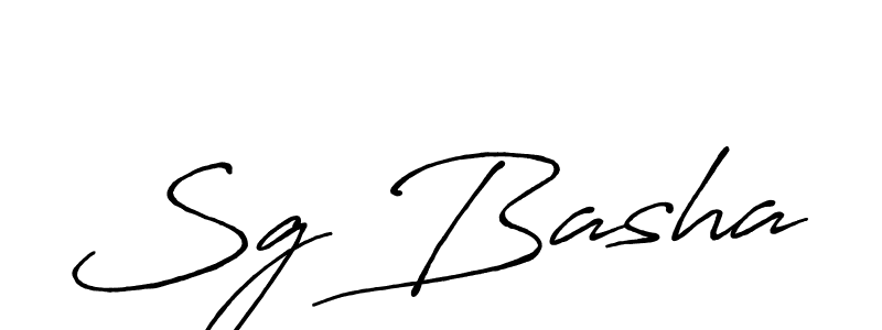 Once you've used our free online signature maker to create your best signature Antro_Vectra_Bolder style, it's time to enjoy all of the benefits that Sg Basha name signing documents. Sg Basha signature style 7 images and pictures png