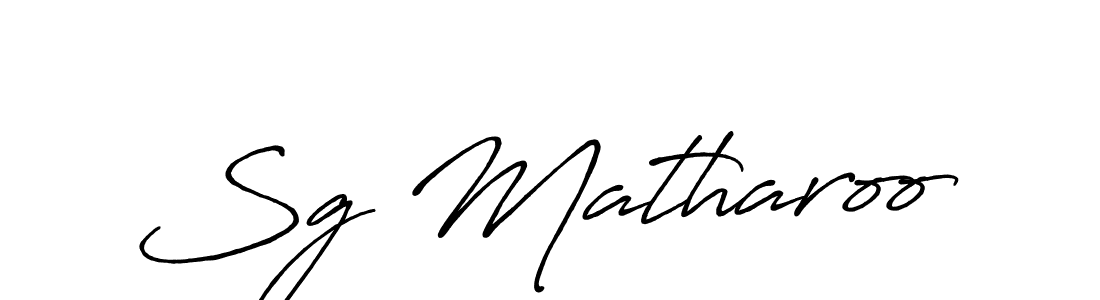 Antro_Vectra_Bolder is a professional signature style that is perfect for those who want to add a touch of class to their signature. It is also a great choice for those who want to make their signature more unique. Get Sg Matharoo name to fancy signature for free. Sg Matharoo signature style 7 images and pictures png