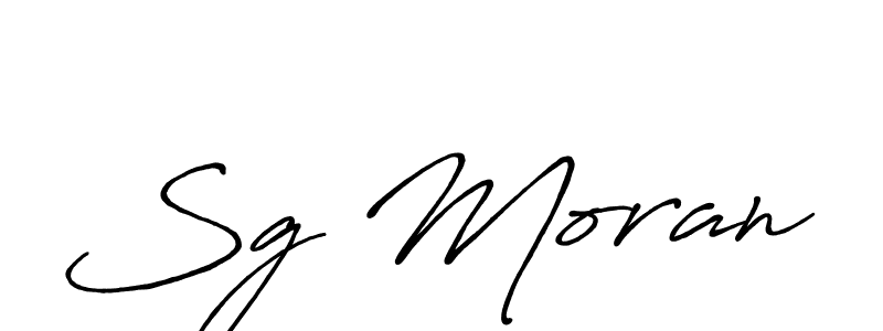 Once you've used our free online signature maker to create your best signature Antro_Vectra_Bolder style, it's time to enjoy all of the benefits that Sg Moran name signing documents. Sg Moran signature style 7 images and pictures png