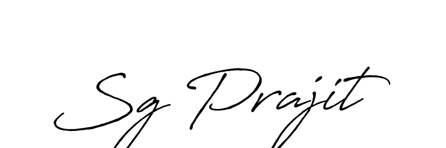 Also You can easily find your signature by using the search form. We will create Sg Prajit name handwritten signature images for you free of cost using Antro_Vectra_Bolder sign style. Sg Prajit signature style 7 images and pictures png