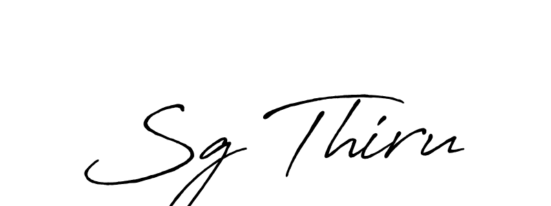 Make a short Sg Thiru signature style. Manage your documents anywhere anytime using Antro_Vectra_Bolder. Create and add eSignatures, submit forms, share and send files easily. Sg Thiru signature style 7 images and pictures png