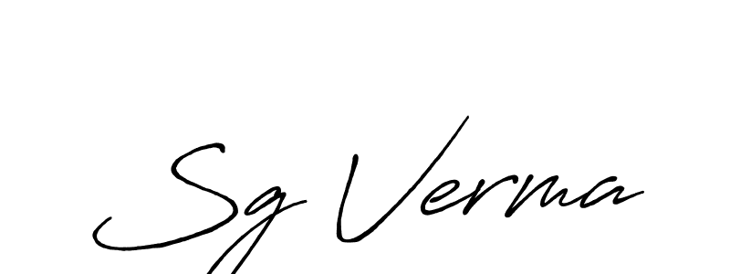Once you've used our free online signature maker to create your best signature Antro_Vectra_Bolder style, it's time to enjoy all of the benefits that Sg Verma name signing documents. Sg Verma signature style 7 images and pictures png