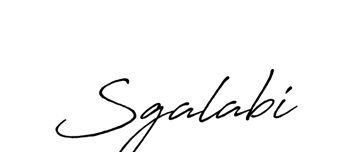 The best way (Antro_Vectra_Bolder) to make a short signature is to pick only two or three words in your name. The name Sgalabi include a total of six letters. For converting this name. Sgalabi signature style 7 images and pictures png