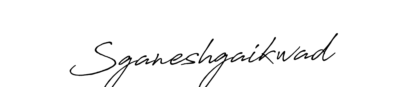 Also we have Sganeshgaikwad name is the best signature style. Create professional handwritten signature collection using Antro_Vectra_Bolder autograph style. Sganeshgaikwad signature style 7 images and pictures png